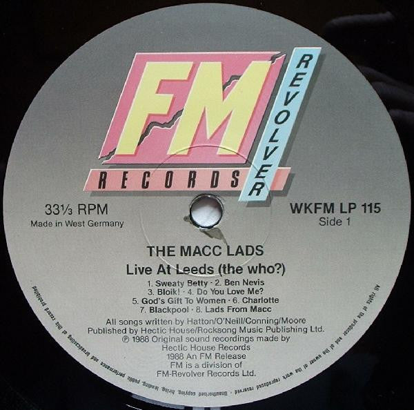 The Macc Lads : Live at Leeds,(  the who?)