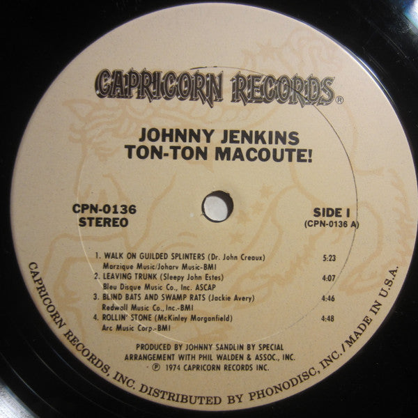 Jonny Jenkins : Ton Ton Macute!