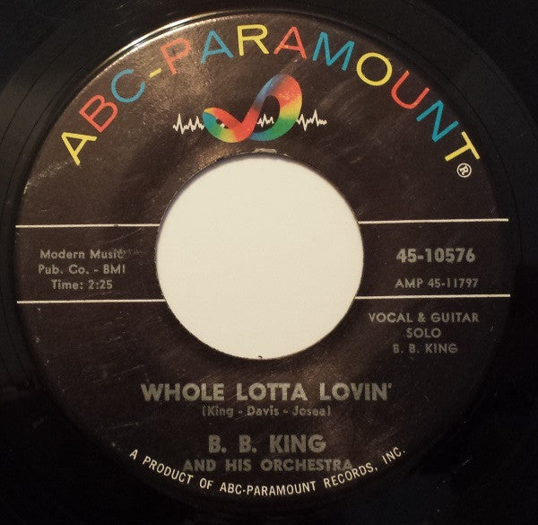 B.B King : Whole lotta lovin