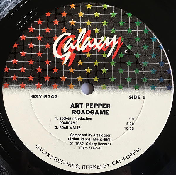 Art Pepper : Roadgame