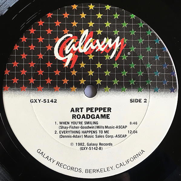 Art Pepper : Roadgame