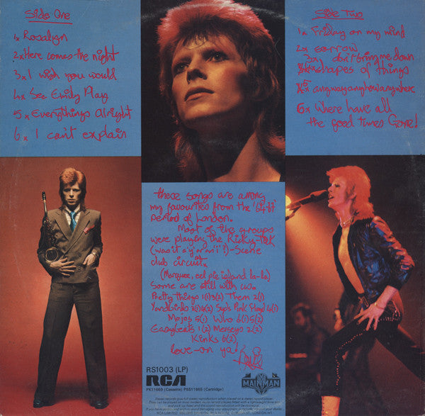 David Bowie : Pin-ups