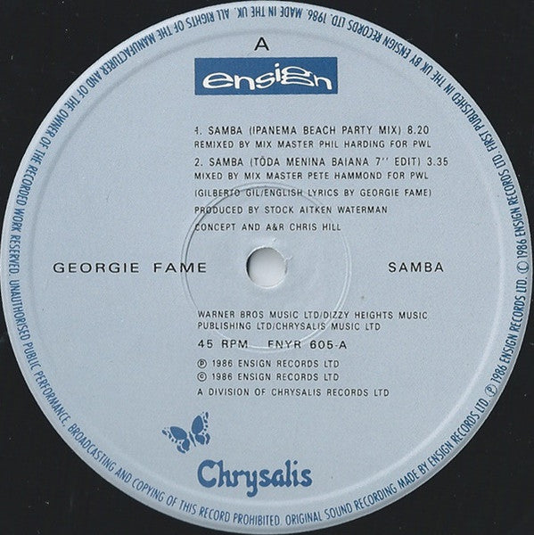 Georgie Fame : Samba