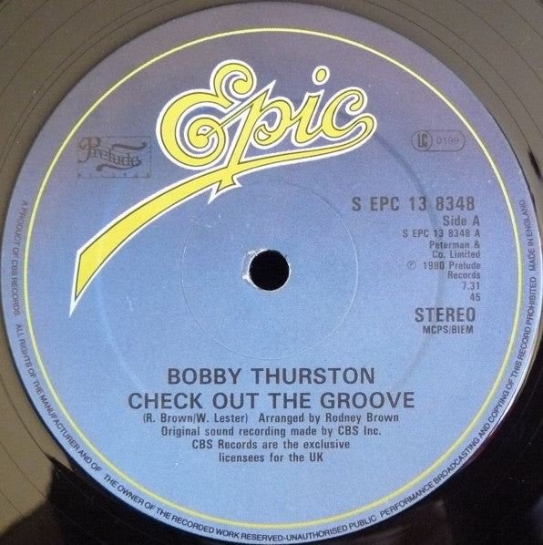 Bobby Thurston : Check out the groove