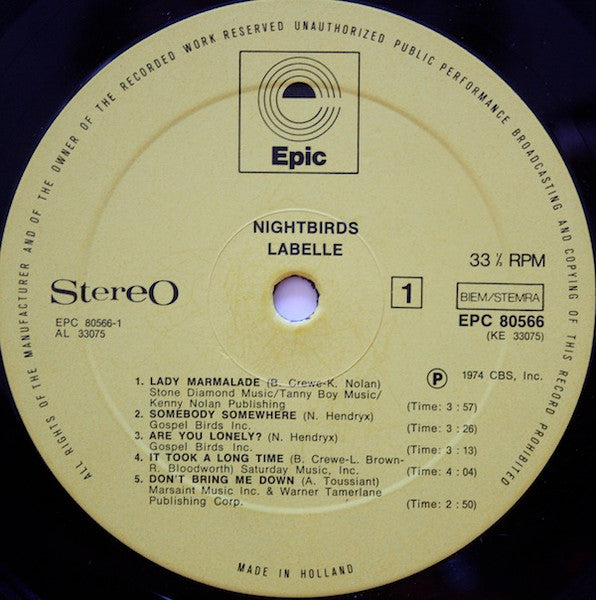 Labelle : Nightbirds