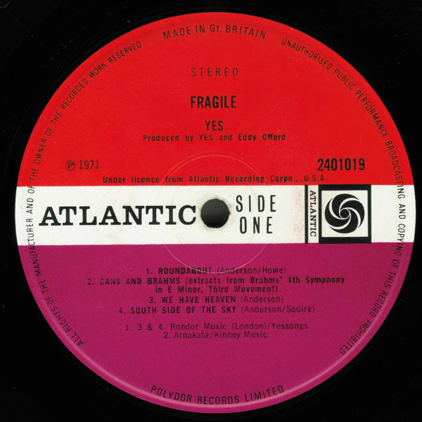 Yes : Fragile