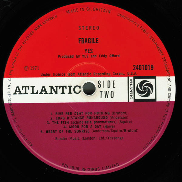 Yes : Fragile