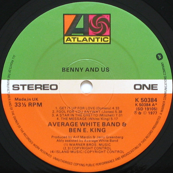 A.W.B & Ben E King ; Benny & Us