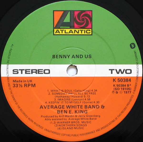A.W.B & Ben E King ; Benny & Us