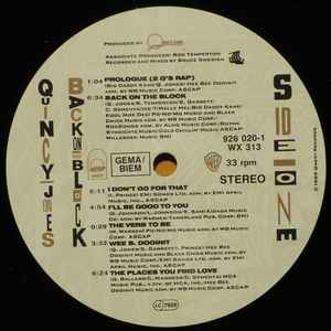 Quincy Jones : Back on the block