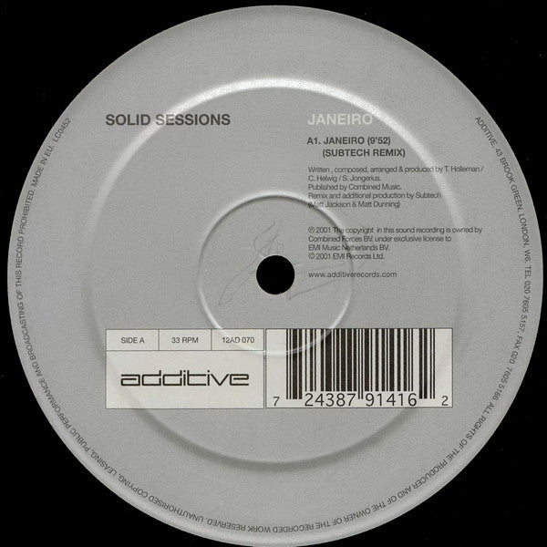 Solid Sessions : Janeiro