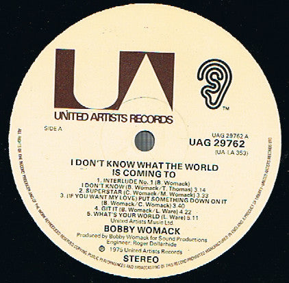 Bobby Womack : I don't know what the world is coming to