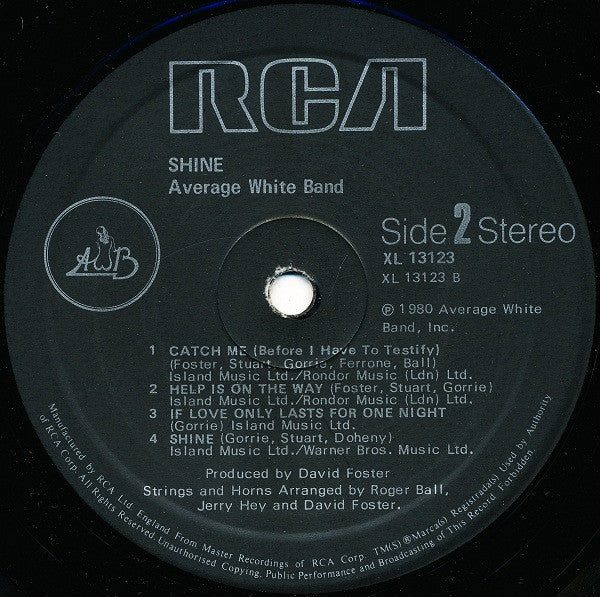 Average White Band : Shine