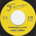 Bobby Harris : That's when I'll stop loving you
