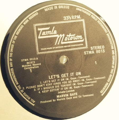 Marvin Gaye : Let's get it on