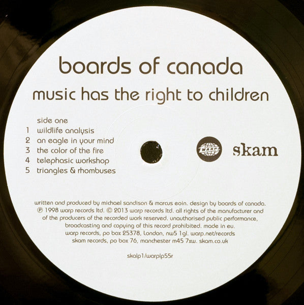 Boards of Canada : music  has the right to children