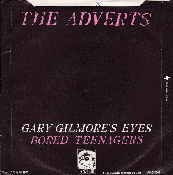 The Adverts : Gary Gilmore's eyes