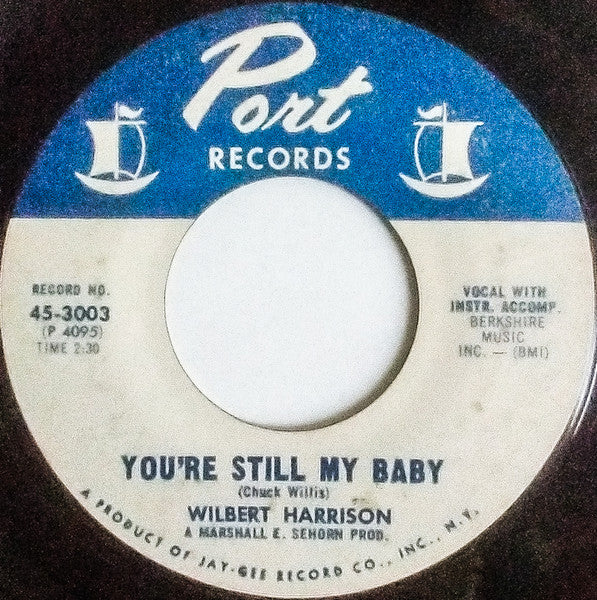 Wilbert Harrison : You're still my baby