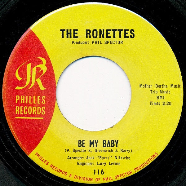 The Ronettes : Be my baby