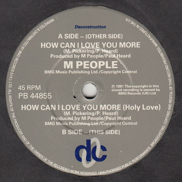 M People : How can I Love you more