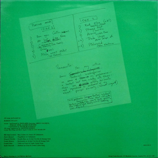 Robert Wyatt : Nothing can stop us
