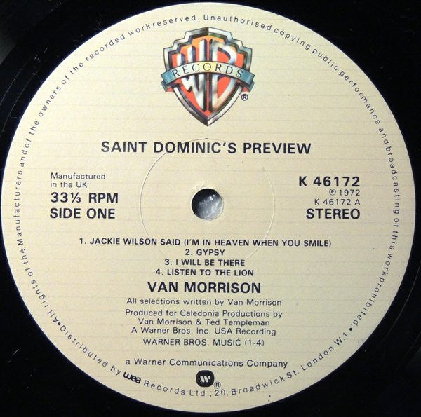 Van Morrison: St Dominic's Preview