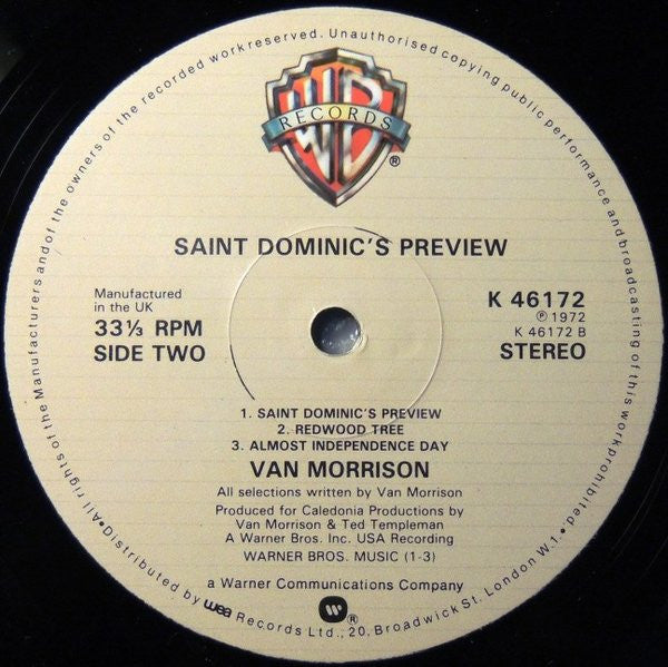 Van Morrison: St Dominic's Preview