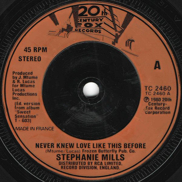 Stephanie Mills : Never Knew Love Like This Before