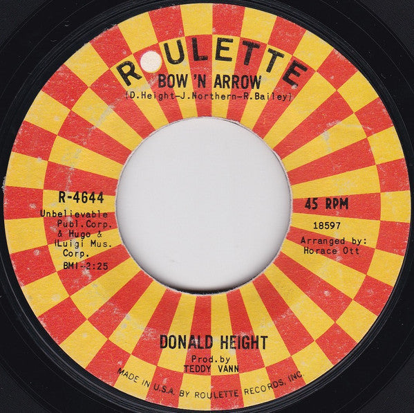 Donald Height : Can't help falling in love