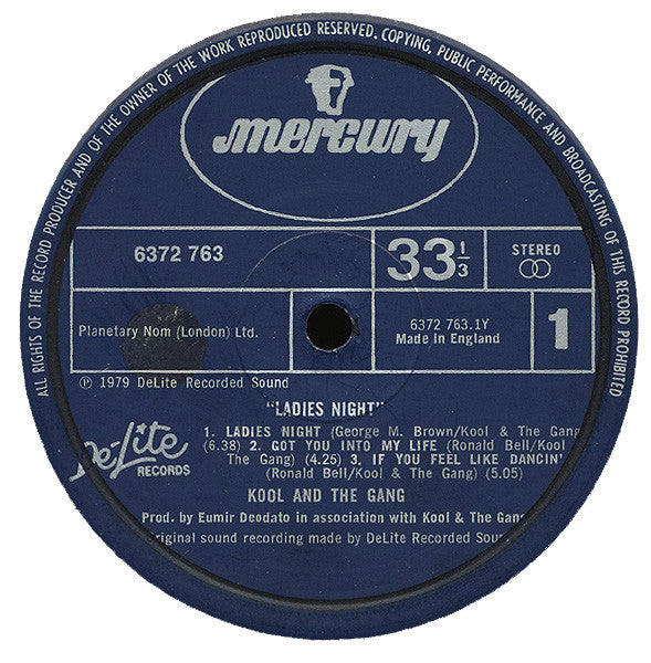 Kool & The gang : Ladies night