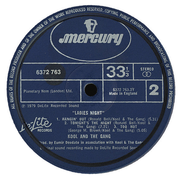 Kool & The gang : Ladies night