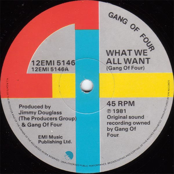 Gang of four : What we all want