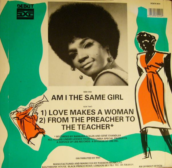 Barbara Acklin Am I The Same Girl