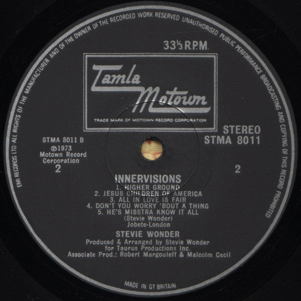 Stevie Wonder : Innervisions