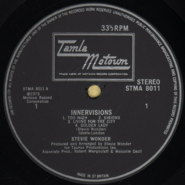 Stevie Wonder : Innervisions