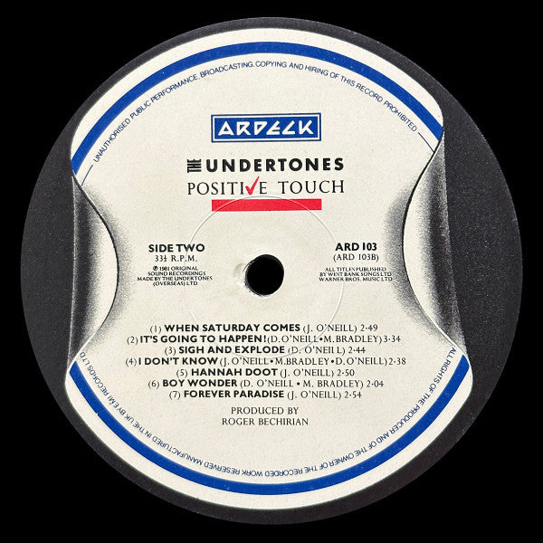 The Undertones: Positive touch