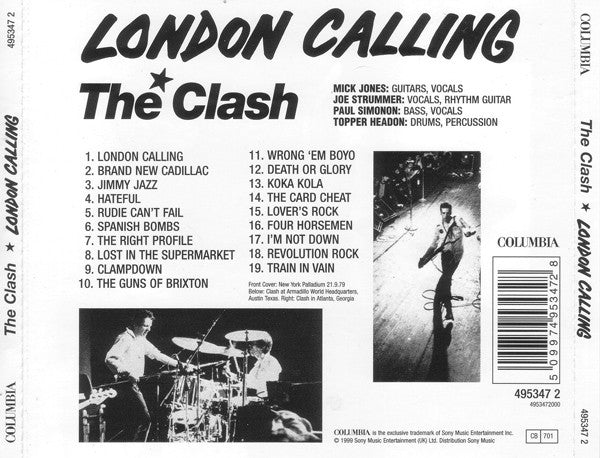 The Clash : London Calling