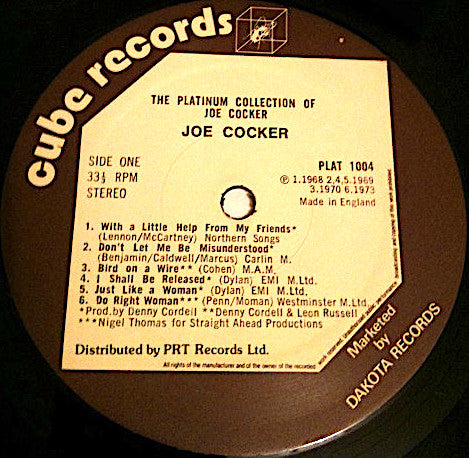 Joe Cocker : The platinum collection