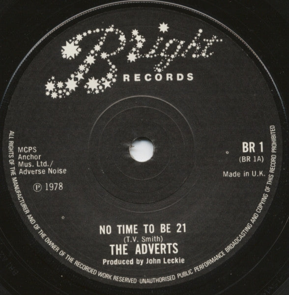 The Adverts : No time to be 21