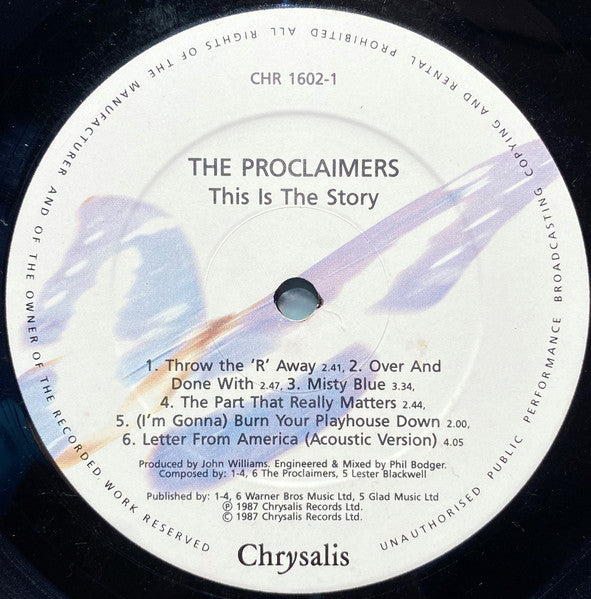 The Proclaimers  : This is the story