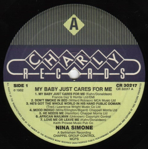 Nina Simone : My baby just cares for me