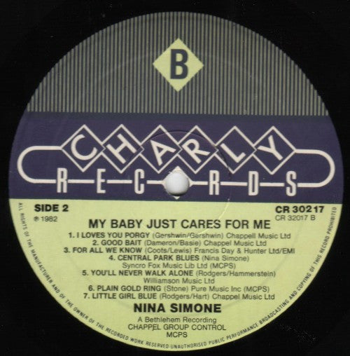 Nina Simone : My baby just cares for me