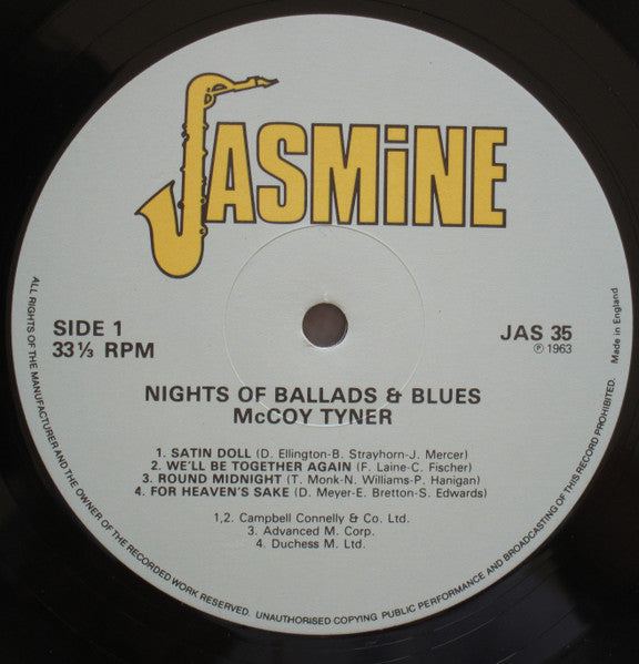 McCoy Tyner : Nights of ballads and blues