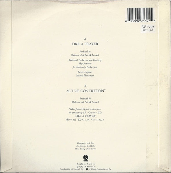 Madonna : Like a Prayer