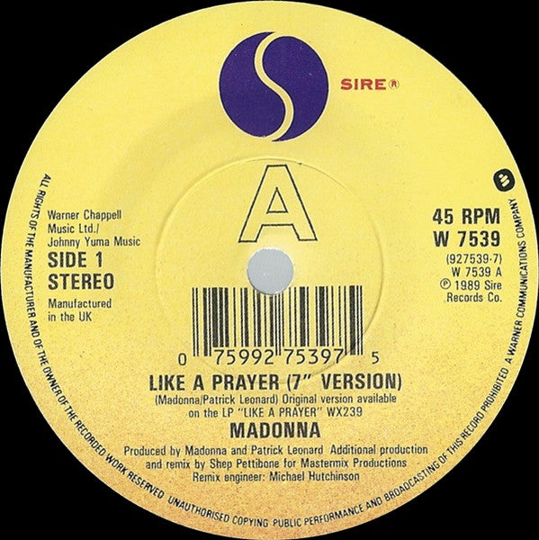 Madonna : Like a Prayer