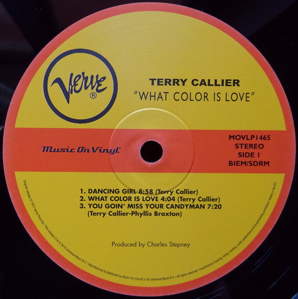 Terry Callier : What color is love