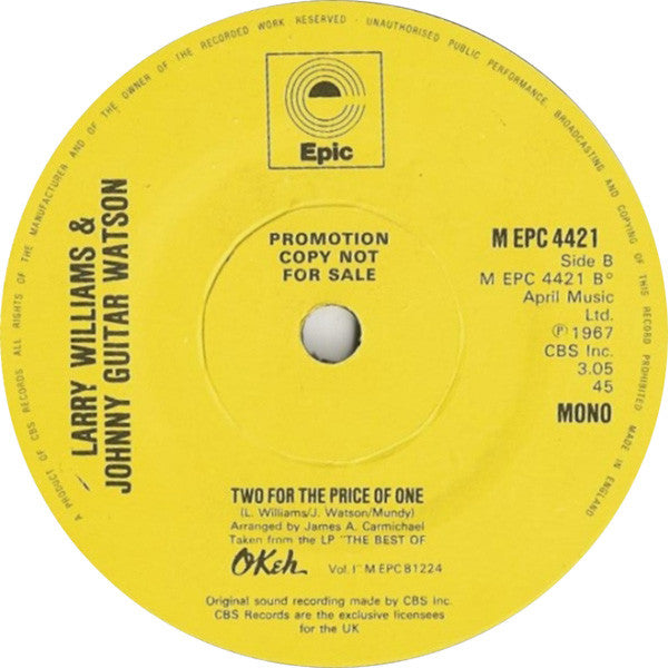Larry Williams & Johnny Guitar Watson