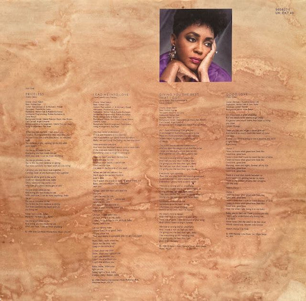 Anita Baker : Giving you the best that I've got