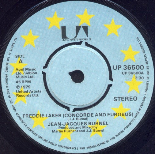 Jean Jaques Burnel : Freddie Laker ( Concorde and Eurobus)