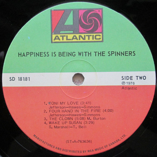 The Detroit Spinners: Happiness is being with The Spinners